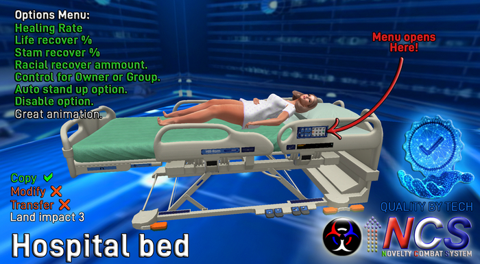 NCS Hospital bed