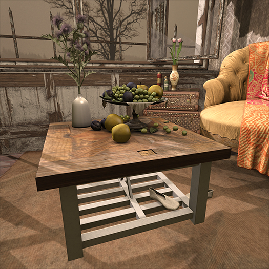 Lumber Room Sidetable Intarse Fatpack