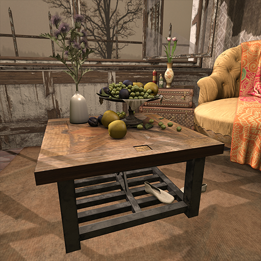 Lumber Room Sidetable Intarse V4