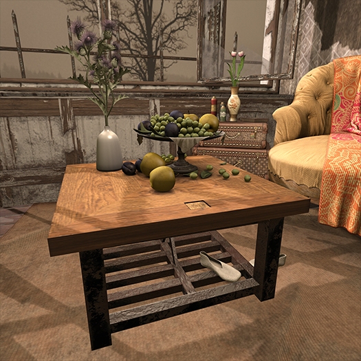 Lumber Room Sidetable Intarse V6