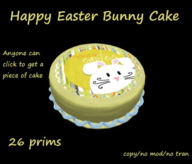 Happy Easter Bunny Cake