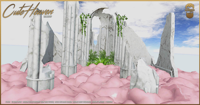 Cute Heaven Backdrop - The Bearded Guy