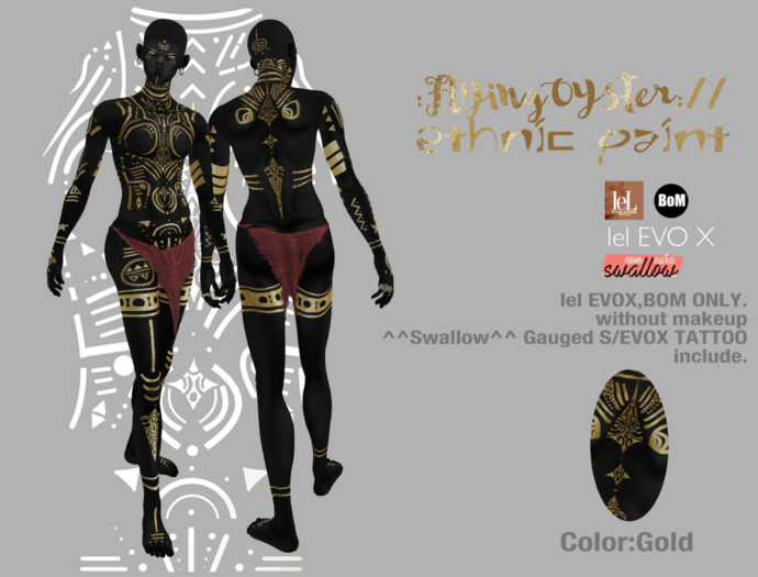 :FlyingOyster:// ethnic paint GOLD (add