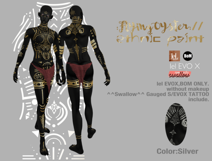 :FlyingOyster:// ethnic paint SILVER (add