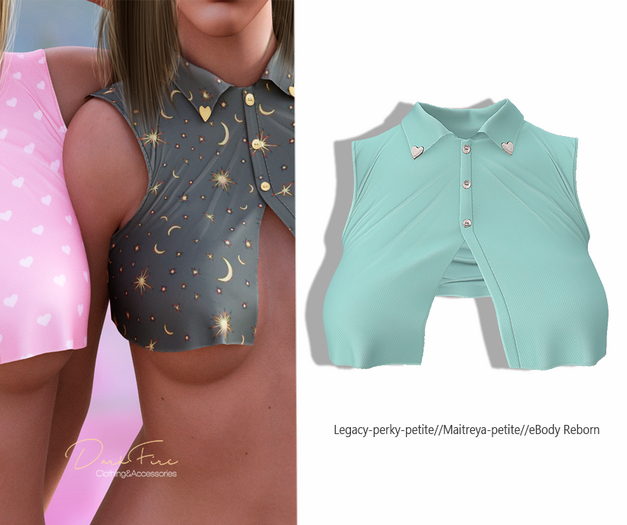 DarkFire Sall Crop Top-#13