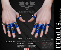 L'Emporio&PL::*Dedalus*::- Blue - Leather Rings.