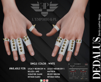 L'Emporio&PL::*Dedalus*::- White -Leather Rings.