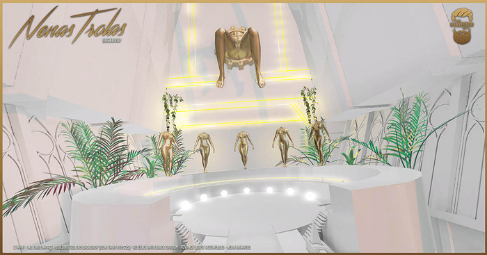 Nenas Trolas Pearl Backdrop - The Bearded Guy