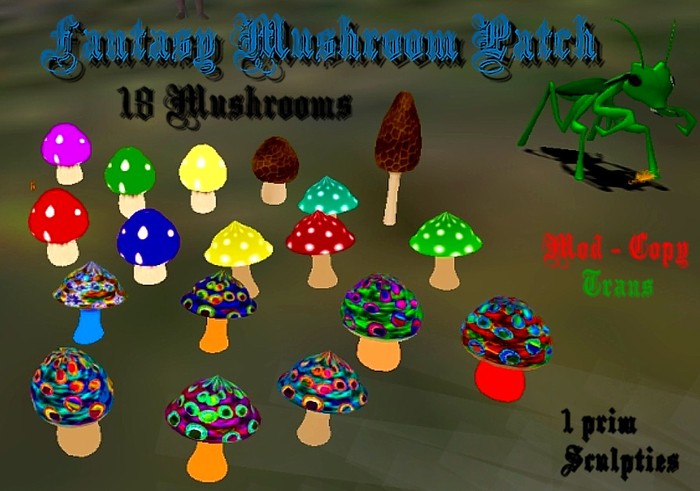 Mushroom Pack - Trans Only  Boxed