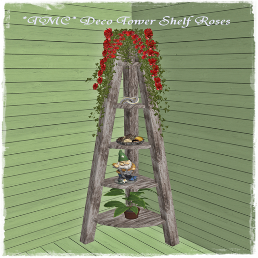~TMC~ Deco Tower Shelf Roses