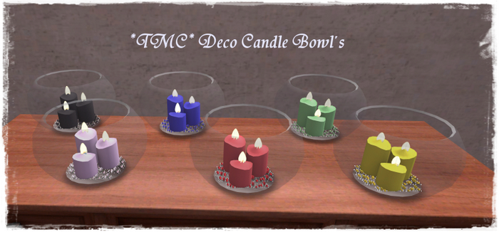~TMC~ Deco Candle Bowls