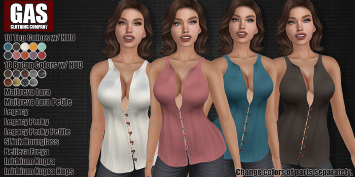 GAS [Tank Top Lexy - 10 Colors w/HUD FATPACK] Demo