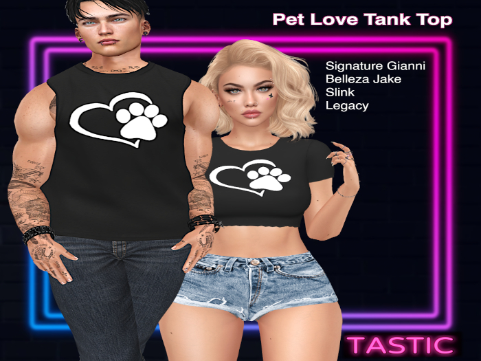 Tastic-Pet Love Tank Top