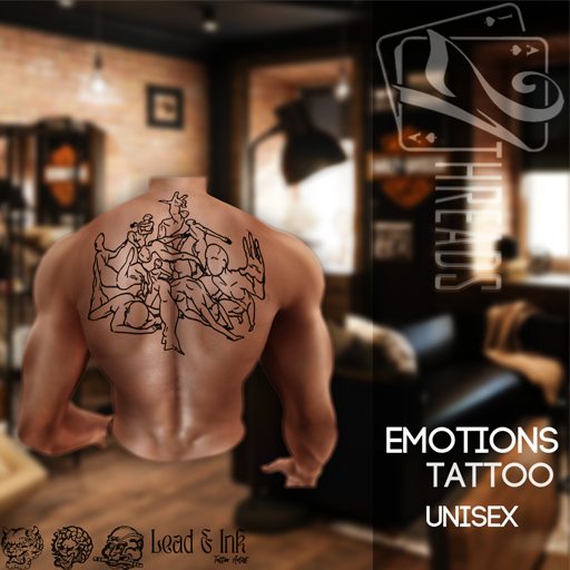 [21] Emotions Back Tattoo Unisex
