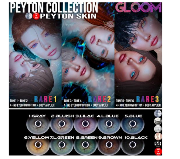 3 - Gloom. - Peyton Collection - Lilac