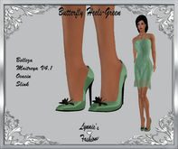 BUTTERFLY HEELS GREEN UNPACK