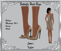 BUTTERFLY HEELS BEIGE UNPACK