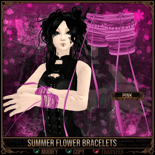 *C:K* Summer Flower Bracelets - Pink