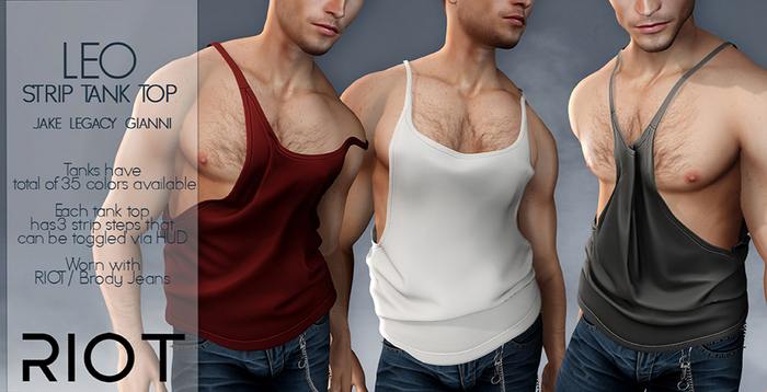 RIOT / Leo Tank Top - Fatpack