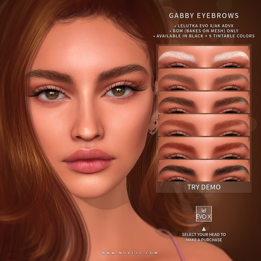 Nuve. Gabby eyebrows DEMO