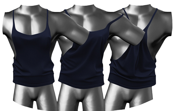 RIOT / Leo Tank Top - Prussian