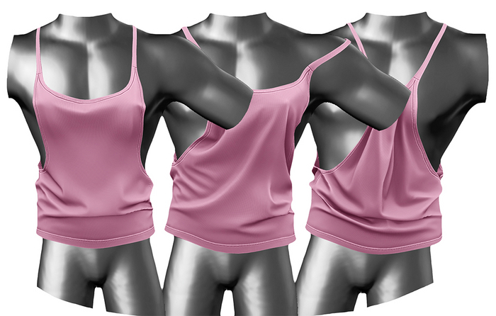 RIOT / Leo Tank Top - Blush