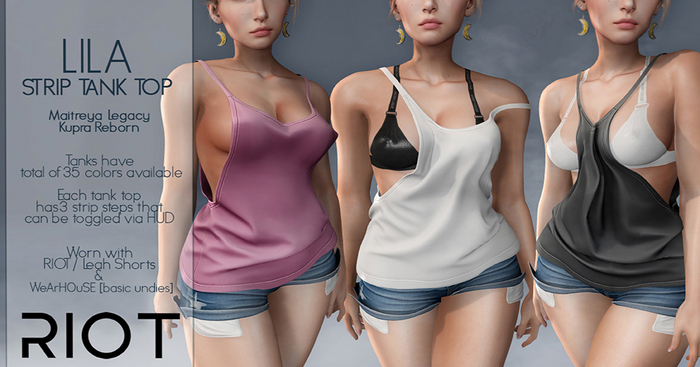 RIOT / Lila Tank Top - Fatpack