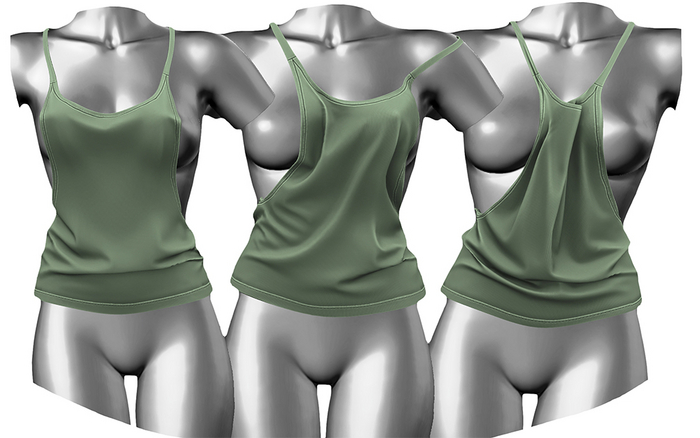 RIOT / Lila Tank Top - Moss