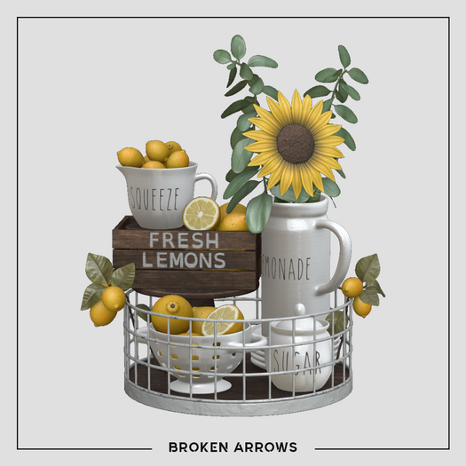BROKEN ARROWS - Fresh Lemons - Dark Wood 