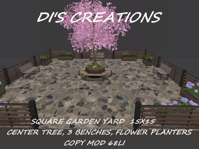 SQUARE GARDEN YARD  15X15