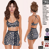 SEA SHELL BEACH OUTFIT,MESH BODY