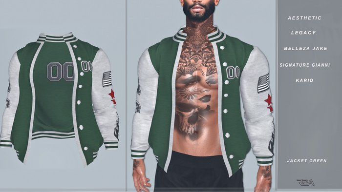 R2A-MALE JACKET GREEN