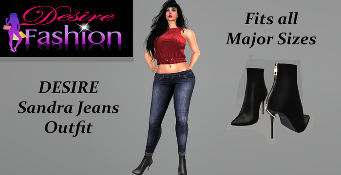 Desire Sandra Jeans full outfit