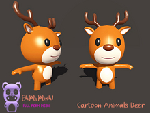 OhMyMesh! Cartoon Animals - Deer - Full Perm Mesh