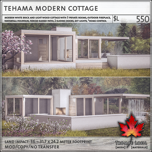 Trompe Loeil - Tehama Modern Cottage [mesh]