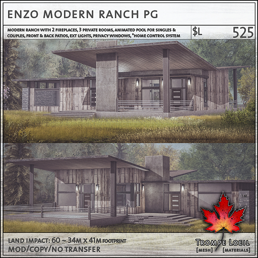 Trompe Loeil - Enzo Modern Ranch PG [mesh]