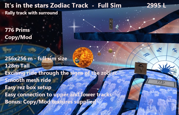 Zodiac: It's in the stars Rally Track - Full Sim
