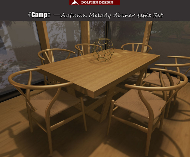 [Dolphin Design]CAMP-Autumn Melody dinner table set
