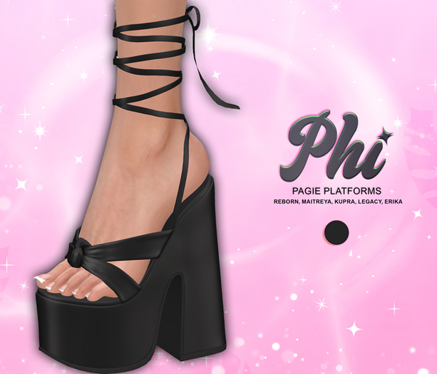 *PHI* Pagie Black Platforms