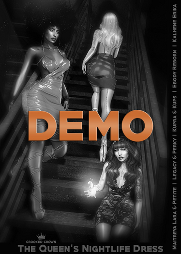 [CC] The Queen's Nightlife Dress [QUEEN'S DEMO] - Mesh Avatars