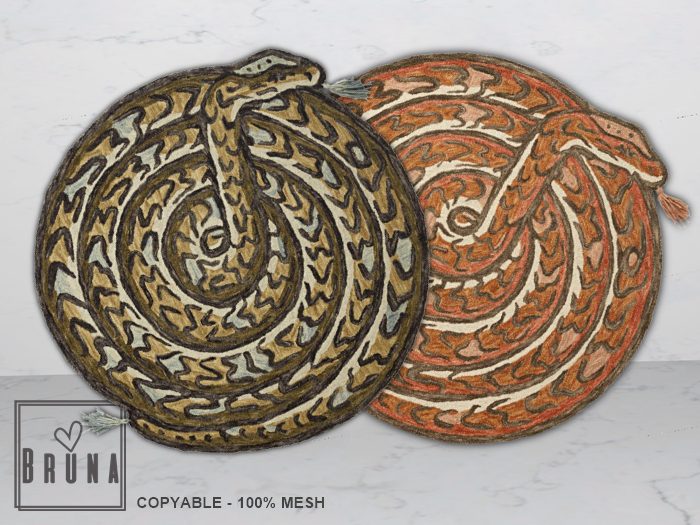 BRUNA - Snake Rug Duo