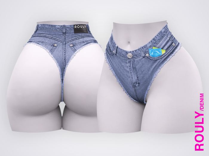 ROULY :: Thot Denim Shorts - 07 Pleasure Jeans