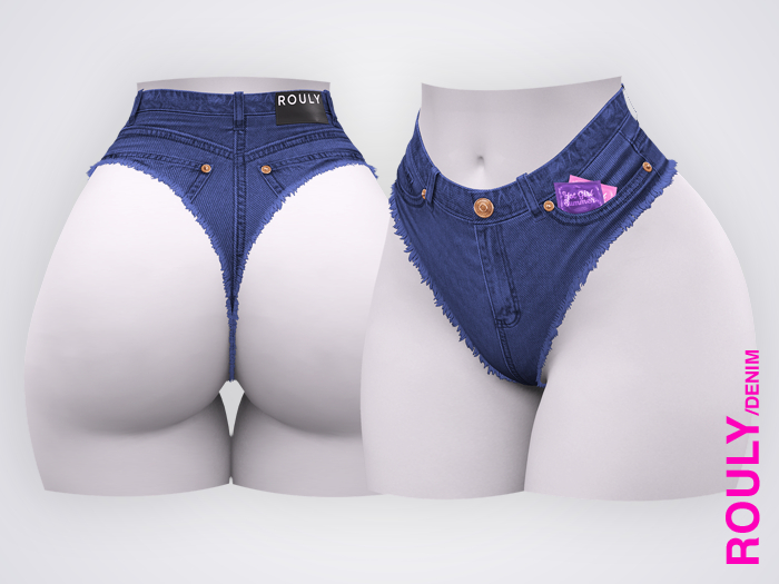 ROULY :: Thot Denim Shorts - 09 Rodeo