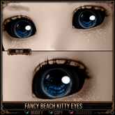 *C:K* Fancy Beach Kitty Eyes - Blue