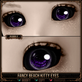 *C:K* Fancy Beach Kitty Eyes - Purple