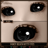 *C:K* Fancy Beach Kitty Eyes - Black