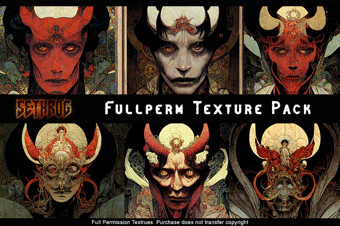 SETHTEX Art Nouveau Devil