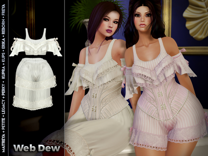 ::WD:: Lingerie Felicia - Beige Striped