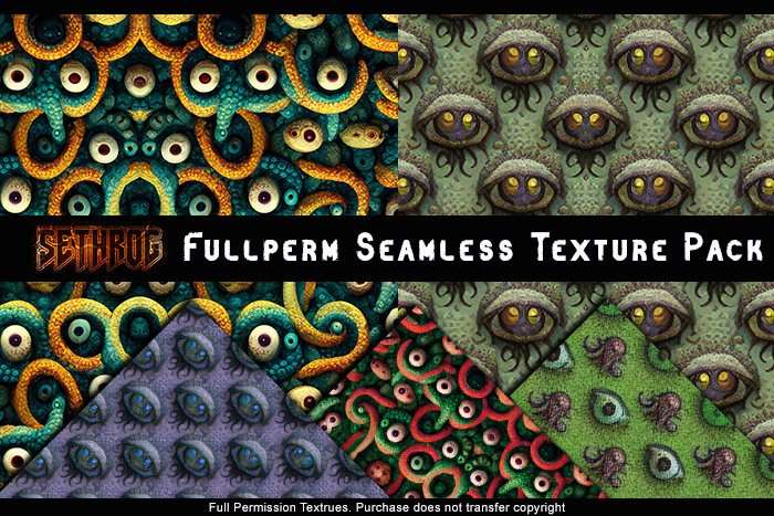 SETHTEX Funky Alien Fabric