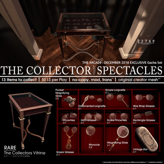 22769 - The Collectors Vitrine - RARE